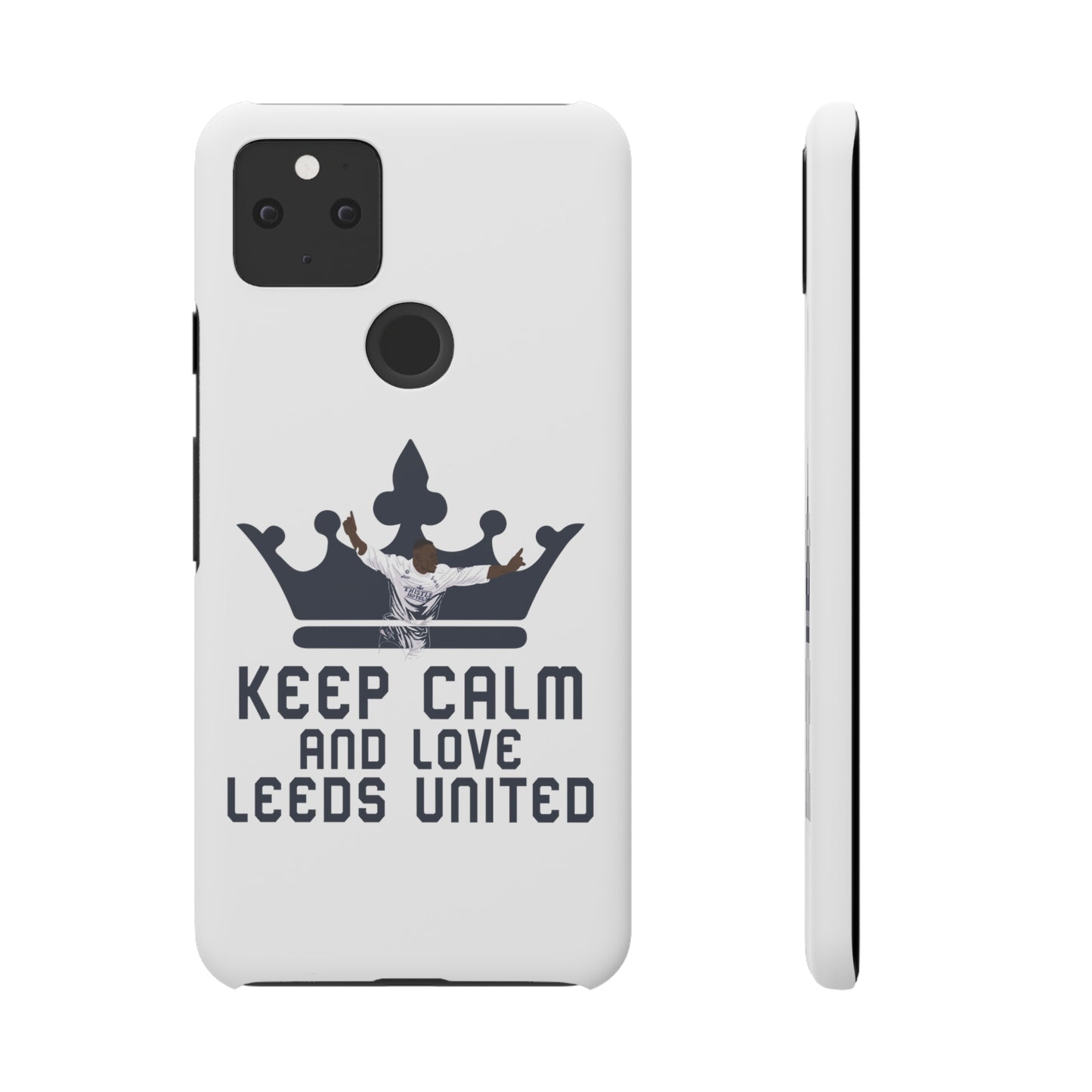 Funda para teléfono Snap - Mantenga la calma y ame al Leeds United