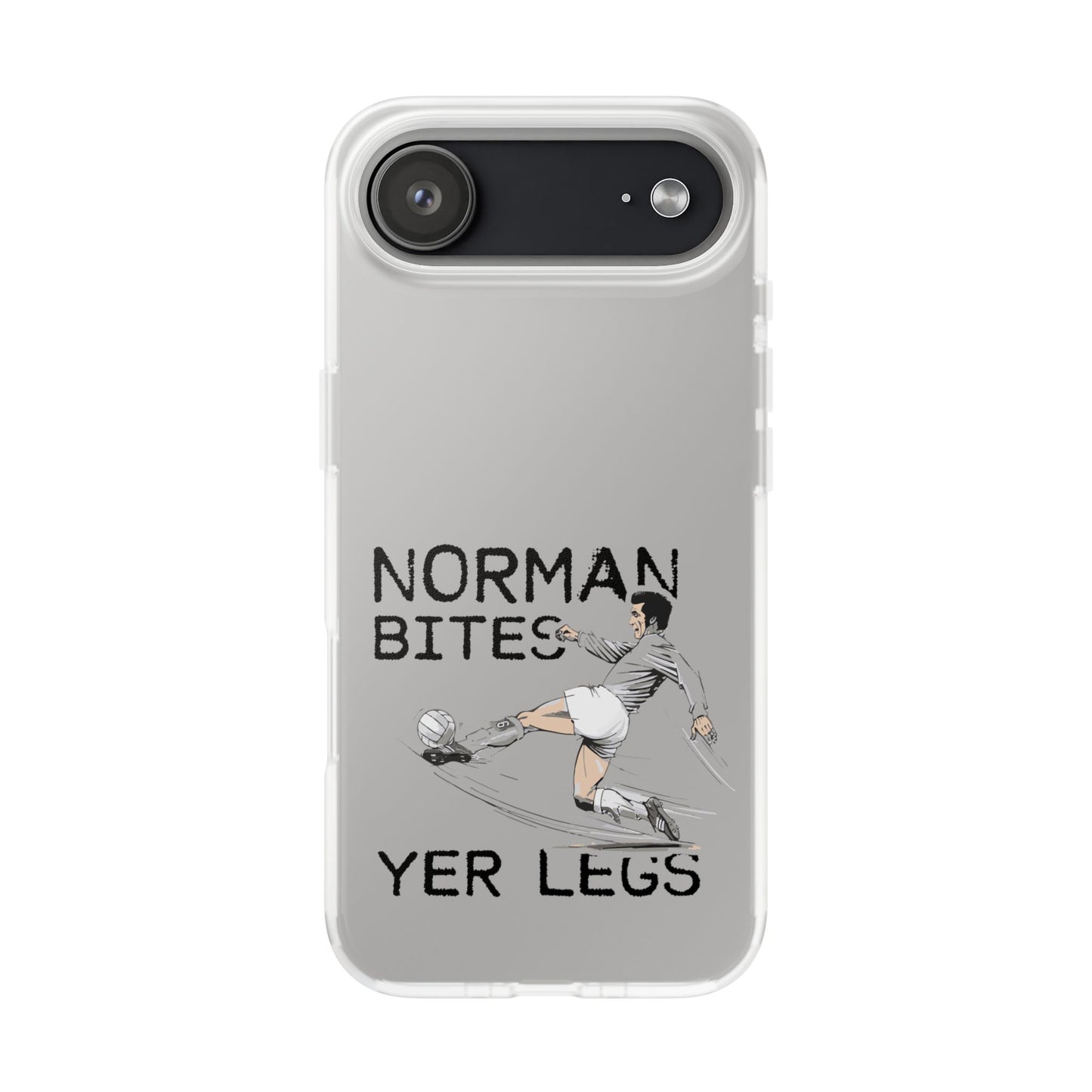 LUFC Norman Bites 'YER LEGS’ Flexi  Case