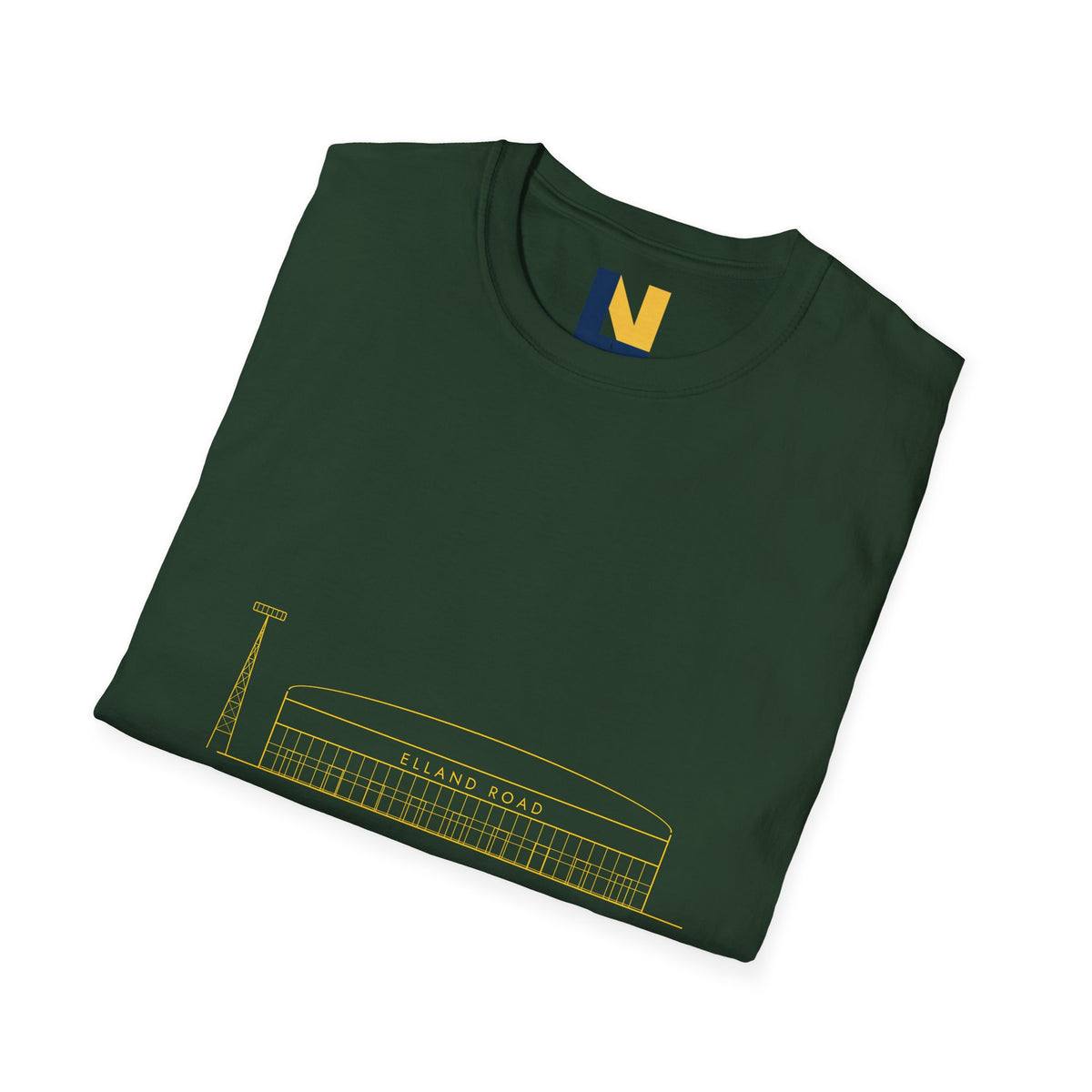 Elland Road Line Art Leeds T-Shirt