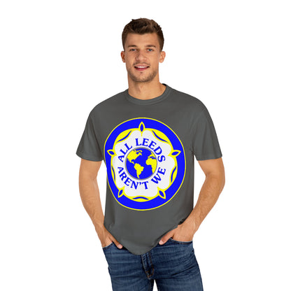 LUFC “All Leeds Aren’t We” Globe  Tee: Unisex Supporters Edition