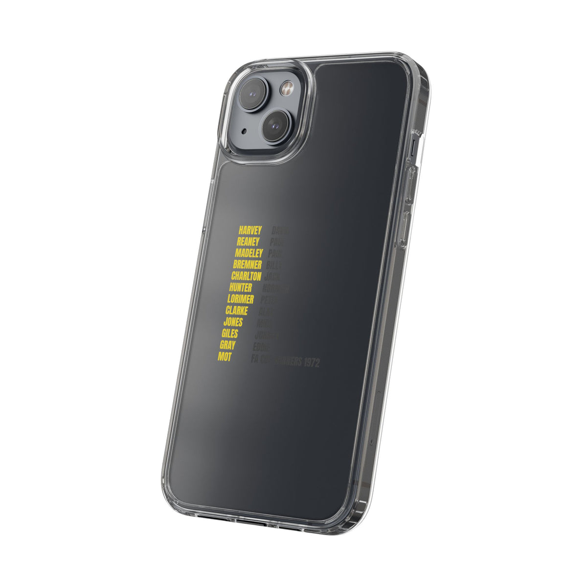 Clear Phone Case - 1972 FA Cup Winners