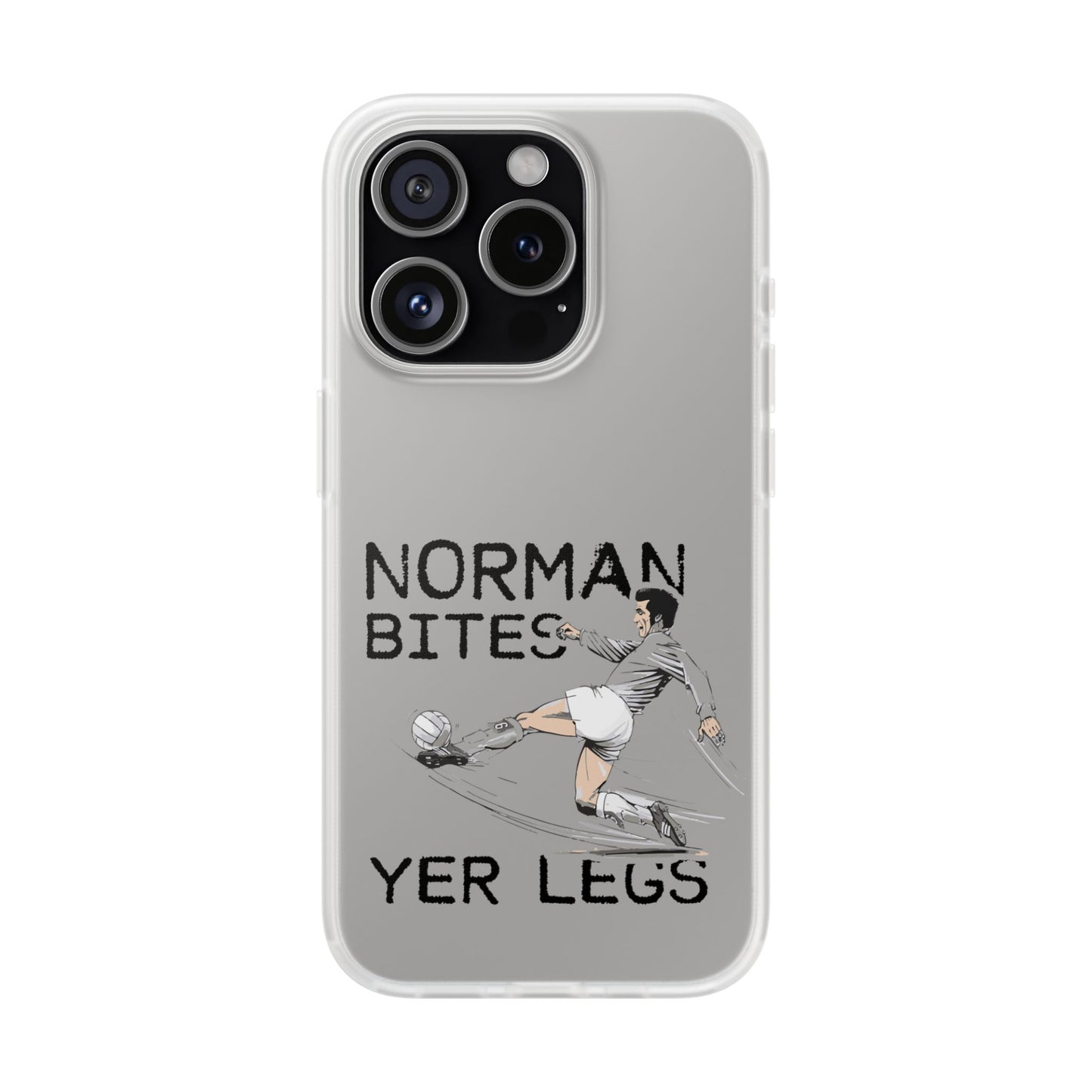 LUFC Norman Bites 'YER LEGS’ Flexi  Case