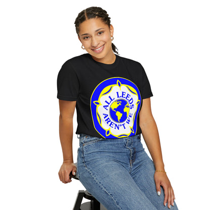 LUFC “All Leeds Aren’t We” Globe  Tee: Unisex Supporters Edition
