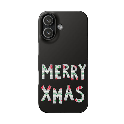 Leeds United "Merry Xmas" Red &  Green Emblem Snap Case: Christmas  Edition