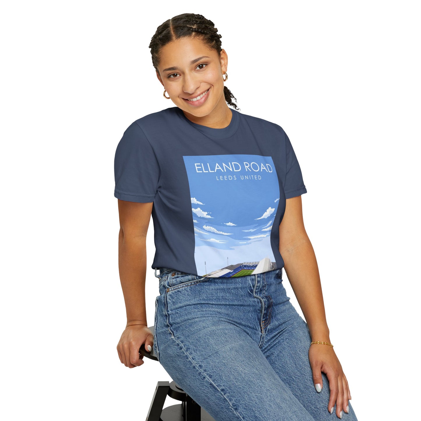 LUFC News Graphic Tee | Garment-Dyed Unisex T-Shirt
