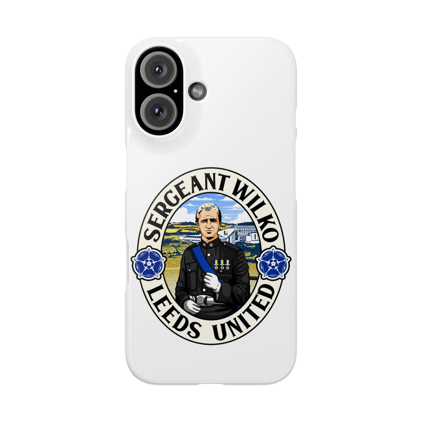 LUFC "SERGEANT WILKO" Leeds  United: Snap Case