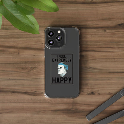 Clear Phone Case - Bielsa I feel Extremely Happy