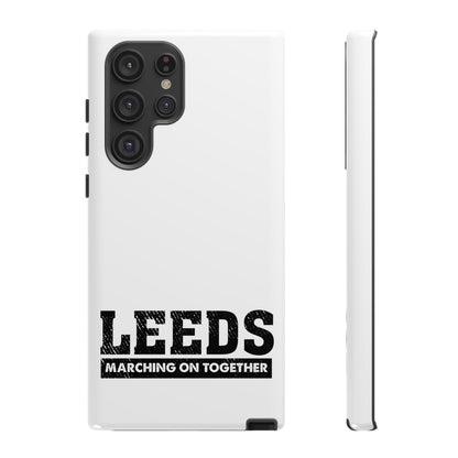 LUFC 'LEEDS: Marching On Together'  Phone Protective Cover - Lufcnews.co.uk