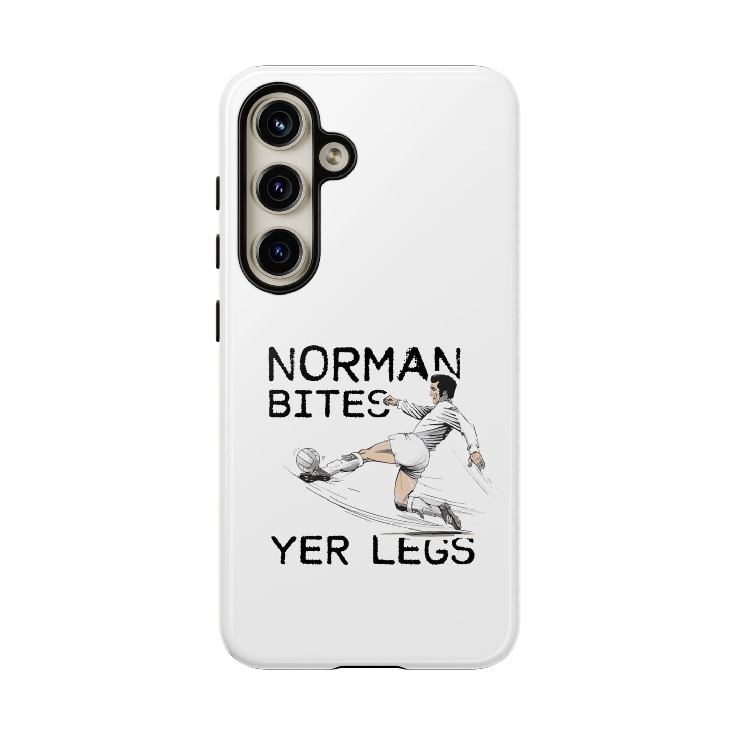 Leeds United NORMAN BITES 'YER  LEGS' Phone Case