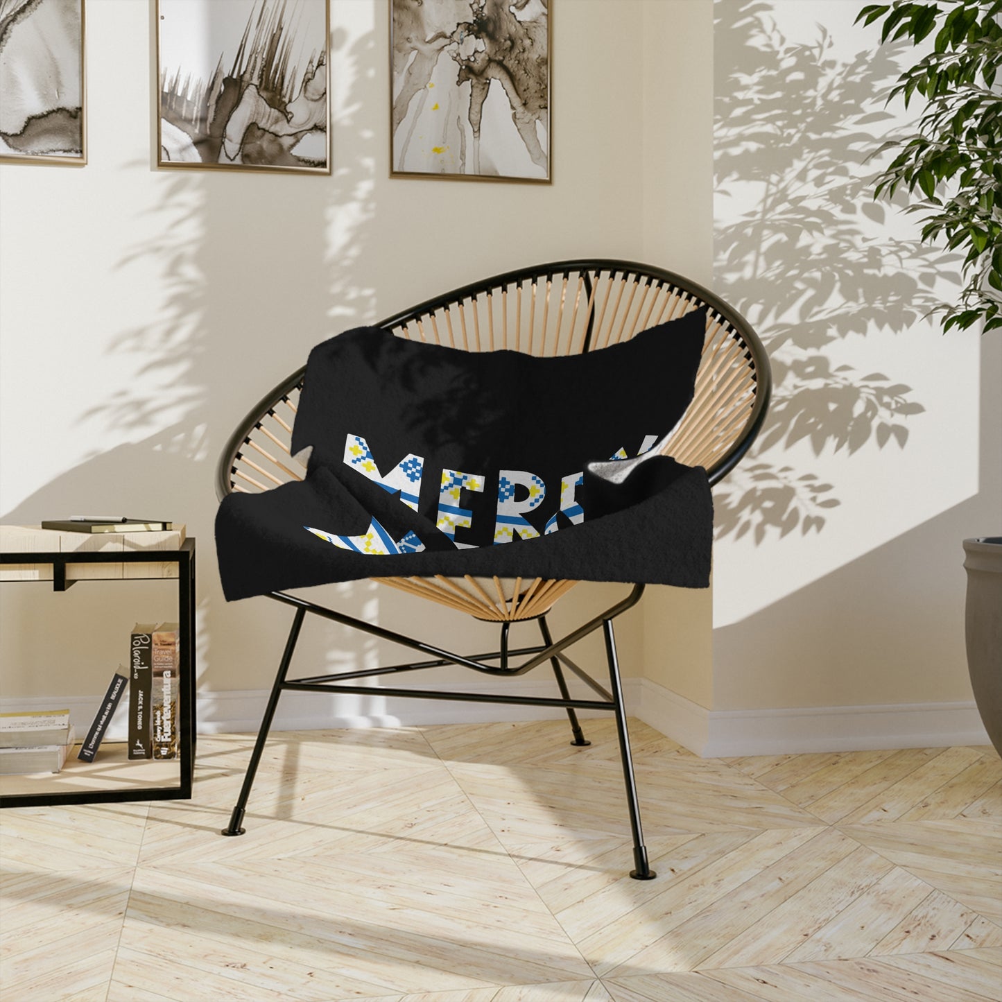 LUFC Christmas Velveteen Sports Blanket “MERRY XMAS” Christmas Edition