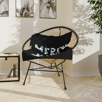 LUFC Christmas Velveteen Sports Blanket “MERRY XMAS” Christmas Edition