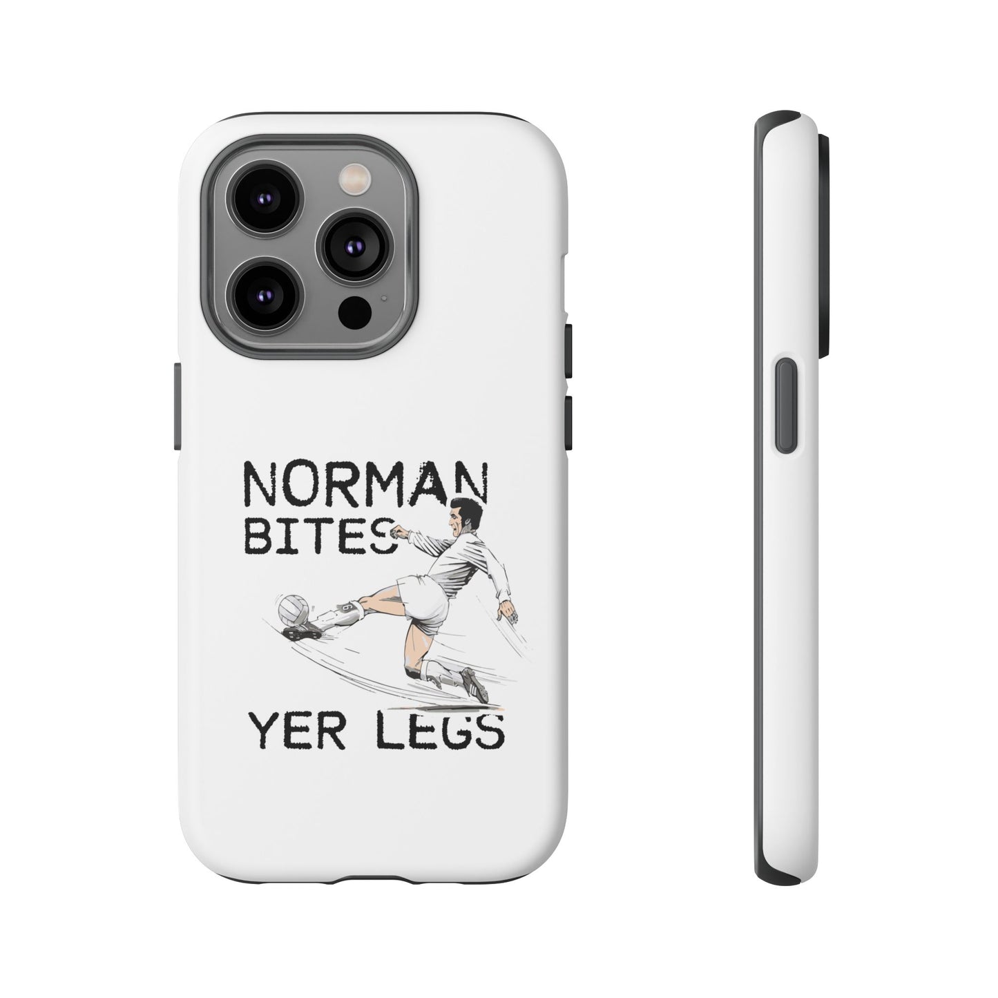 Leeds United NORMAN BITES 'YER  LEGS' Phone Case