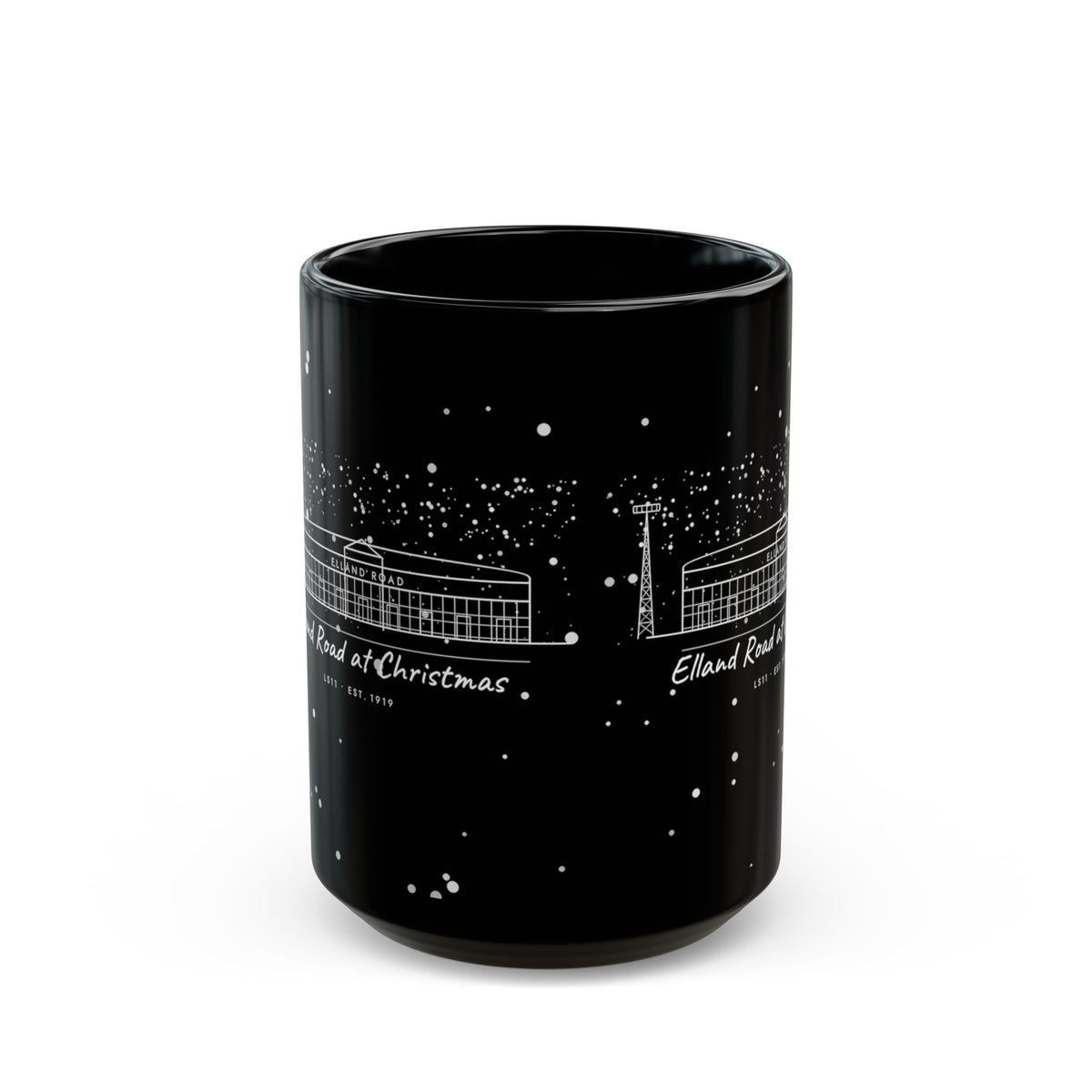 Elland Road at Christmas Mug