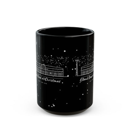 Elland Road at Christmas Mug