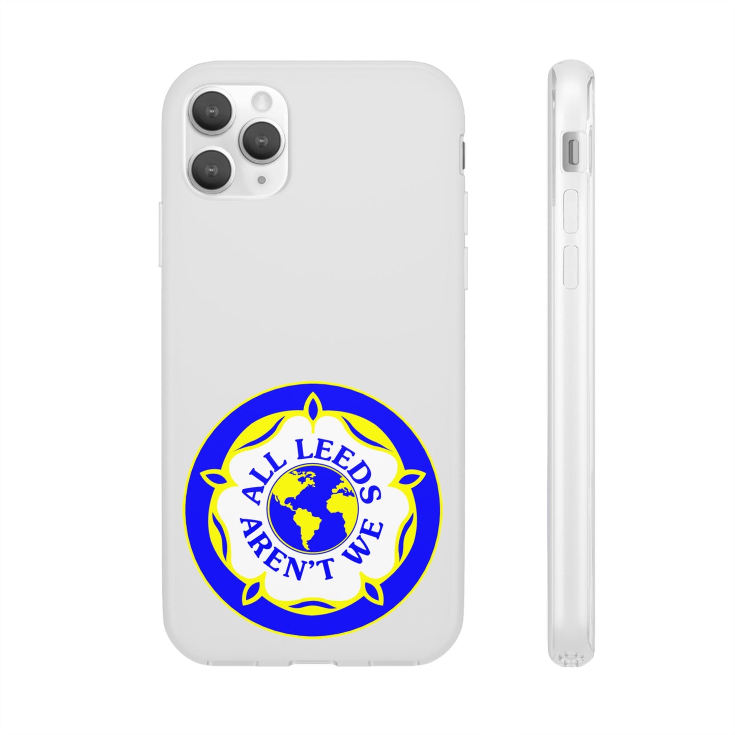 LUFC 'All Leeds Aren't We' Retro  Football: Flexi Case