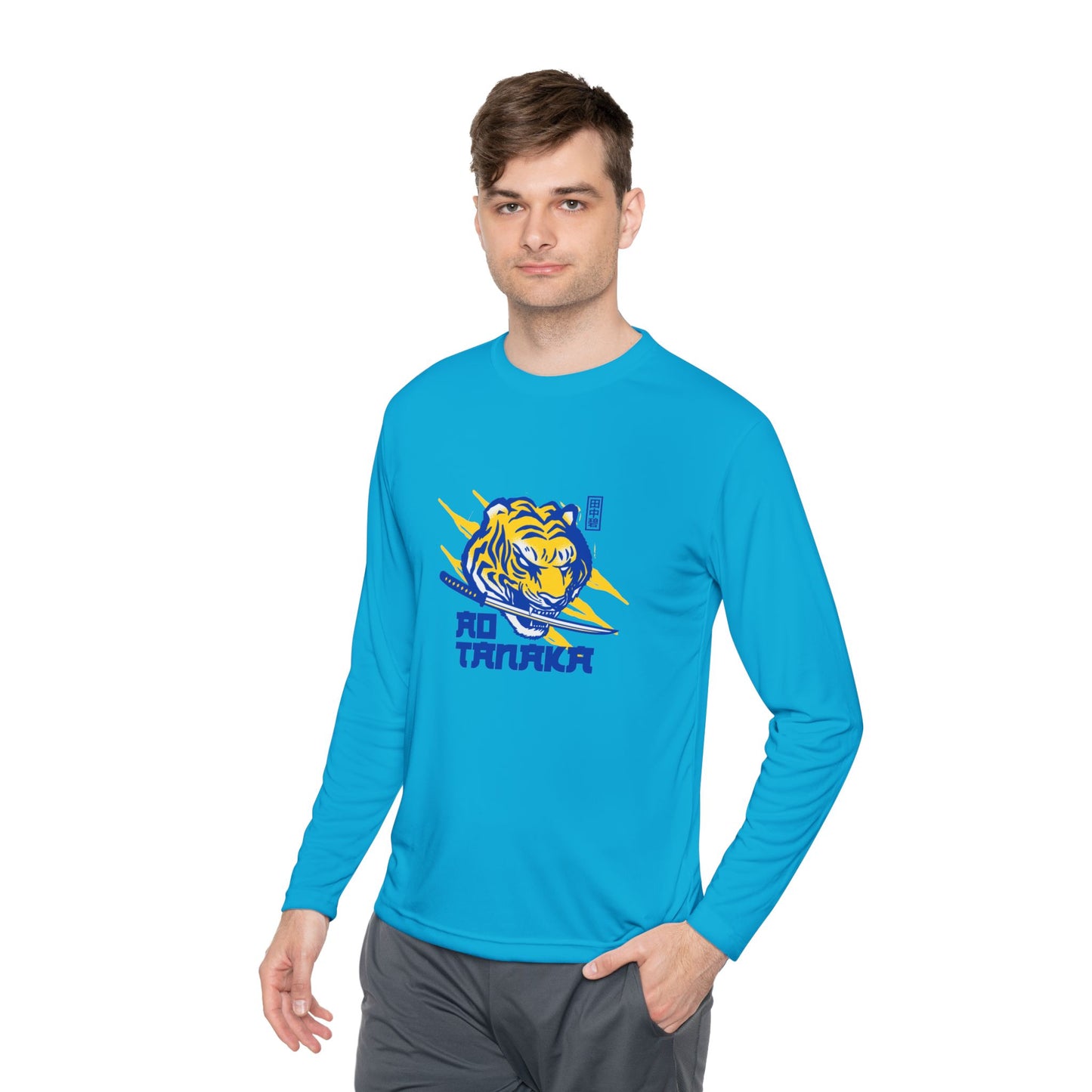 Leeds Unisex Tiger Graphic Long Sleeve T-Shirt: AO Tanaka Edition