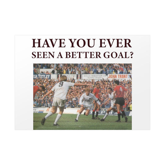Gordon Strachan goal vs Leicester City Poster