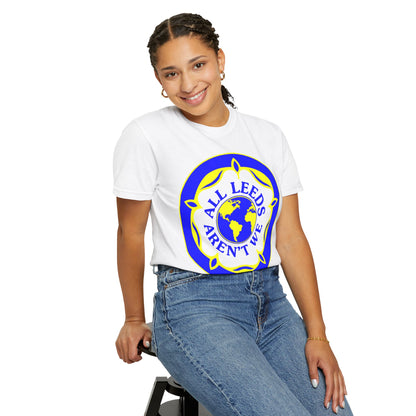 LUFC “All Leeds Aren’t We” Globe  Tee: Unisex Supporters Edition