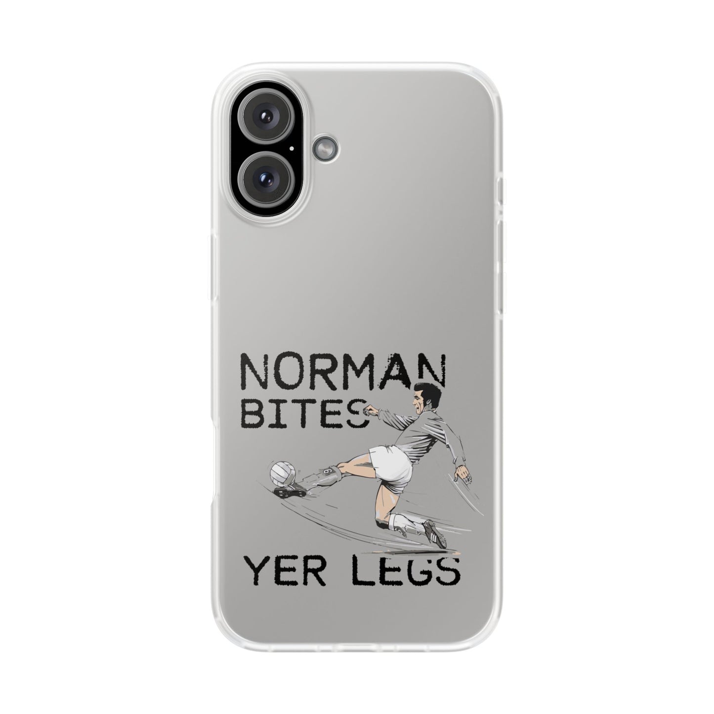 LUFC Norman Bites 'YER LEGS’ Flexi  Case