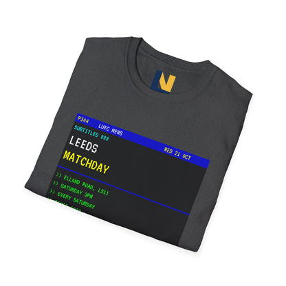 Leeds Matchday Teletext T-Shirt