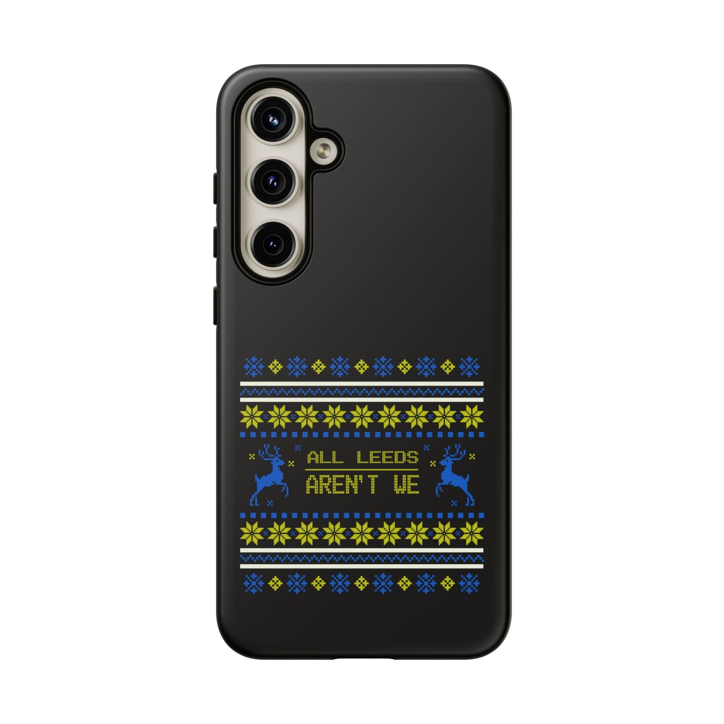 LUFC 'All Leeds Aren't We' Phone  Case: Christmas Edition