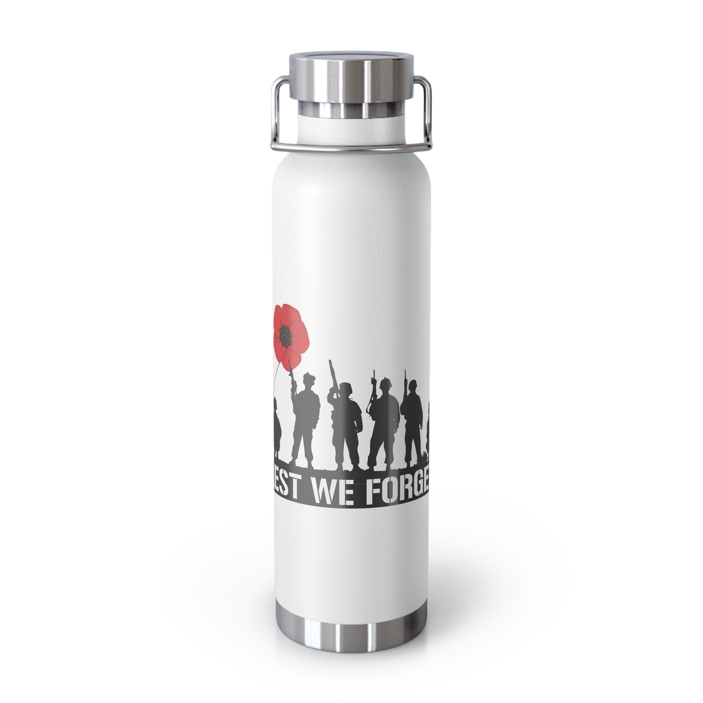 LUFC “Lest We Forget” Copper  Vacuum Insulated Bottle: Leeds  United Remembrance Edition