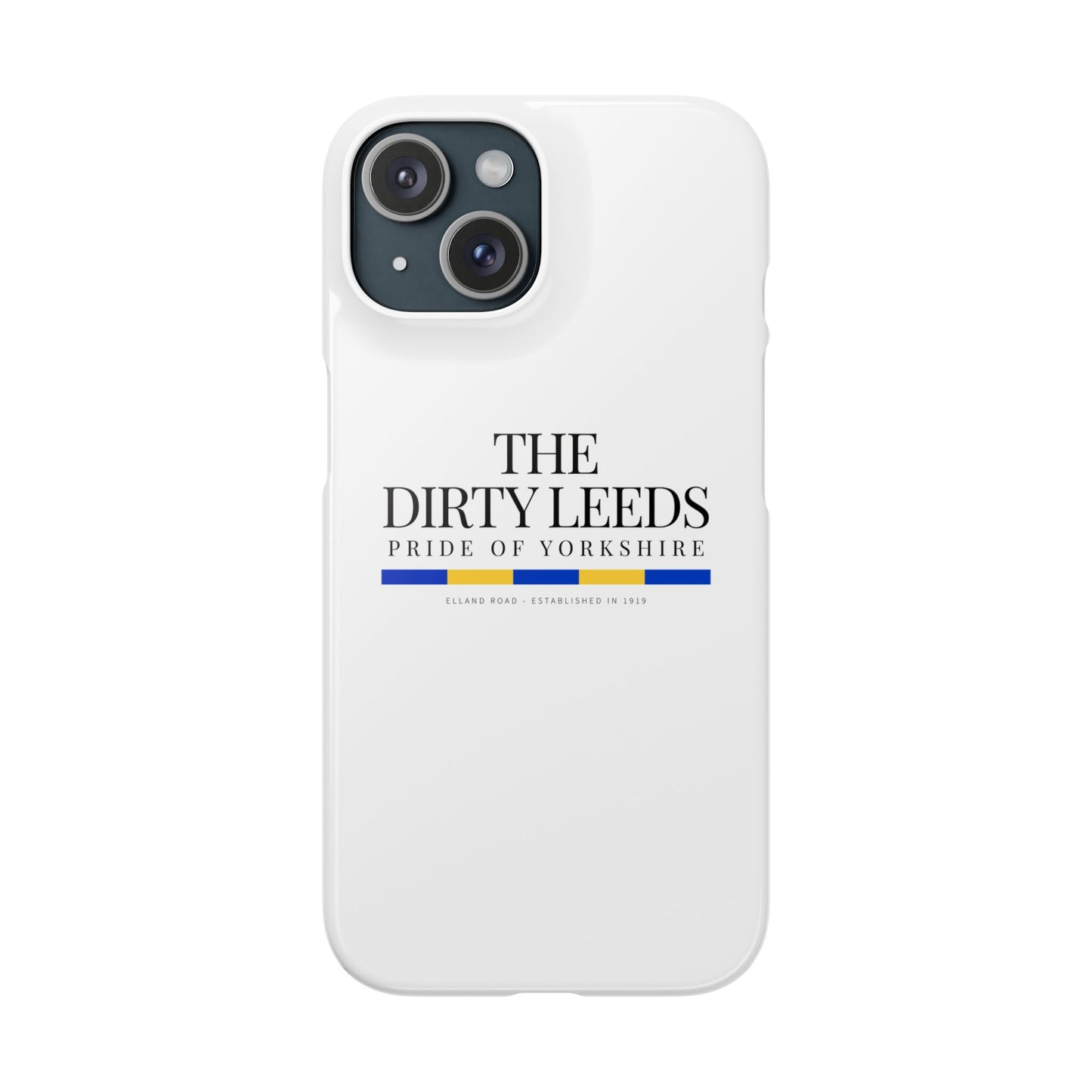 LUFC “The Dirty Leeds: Pride of  Yorkshire” Snap Case