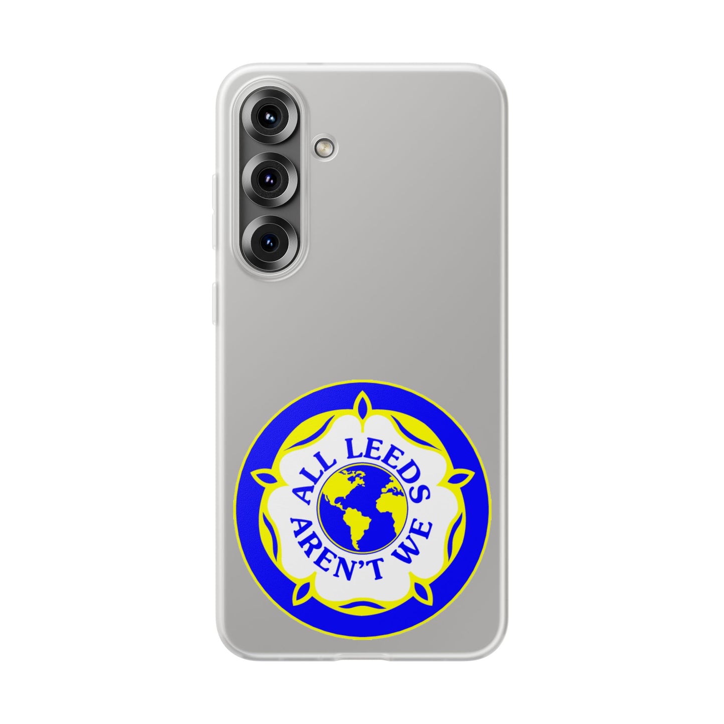 LUFC 'All Leeds Aren't We' Retro  Football: Flexi Case