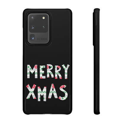 Leeds United "Merry Xmas" Red &  Green Emblem Snap Case: Christmas  Edition