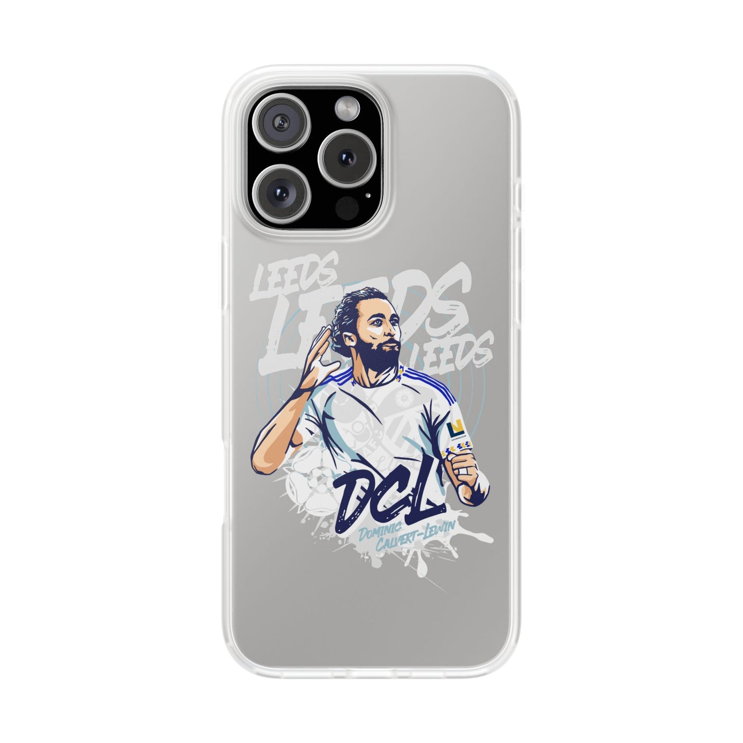 LUFC News “LEEDS: Dominic  Calvert-Lewin” Flexi Case - Lufcnews.co.uk
