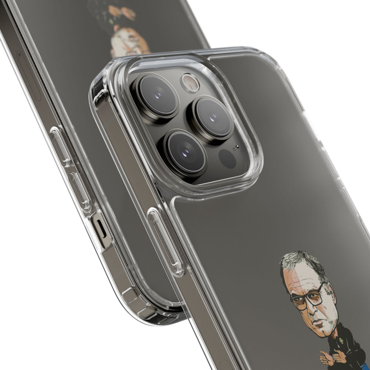 Clear Phone Case - Cartoon Bielsa the Godfather