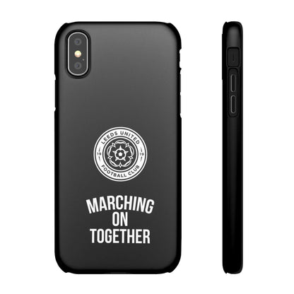 05 Snap Phone Case — "All Leeds Aren't We" Blue & Yellow Emblem