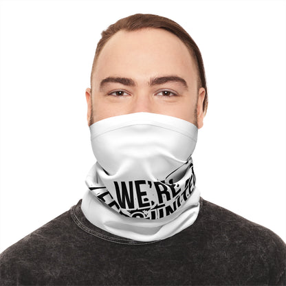 LUFC “We’re Leeds United” Winter  Neck Gaiter: Fleece-Lined Cold  Weather Essential