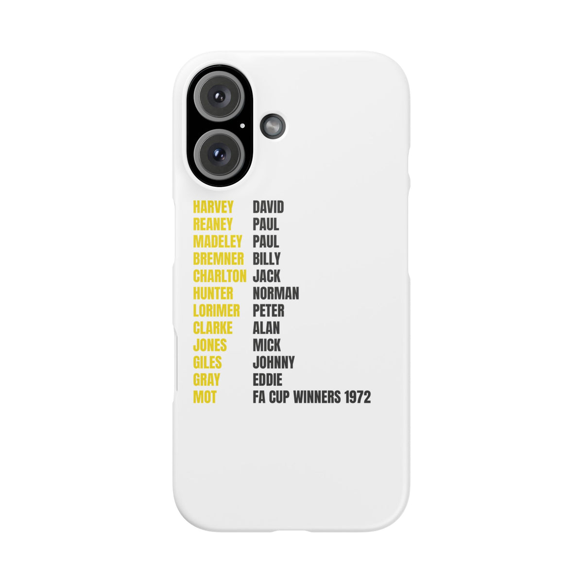 Snap Phone Case - 1972 FA Cup Winners
