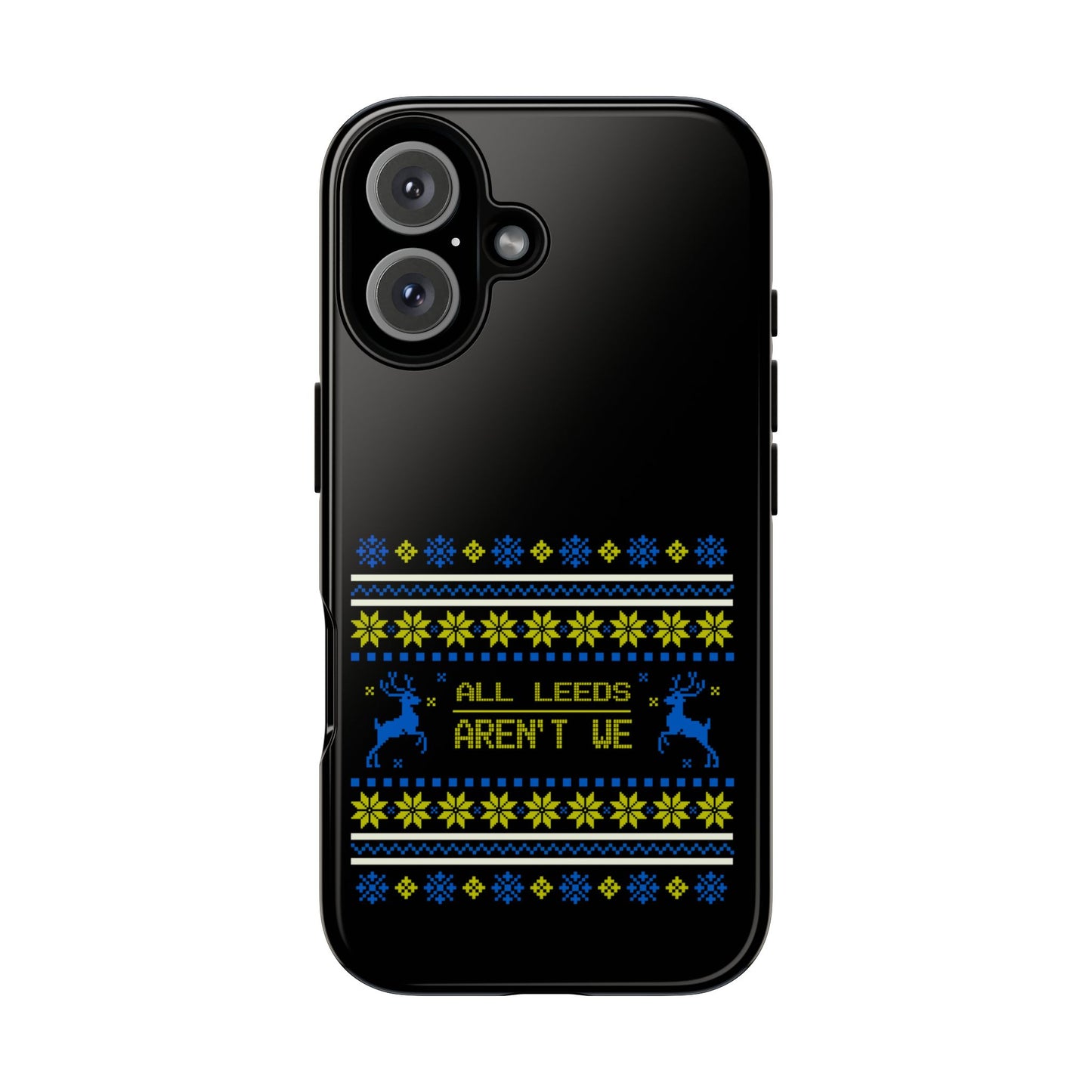 LUFC 'All Leeds Aren't We' Phone  Case: Christmas Edition