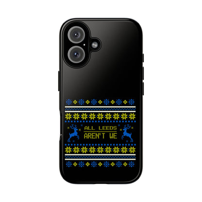 LUFC 'All Leeds Aren't We' Phone  Case: Christmas Edition
