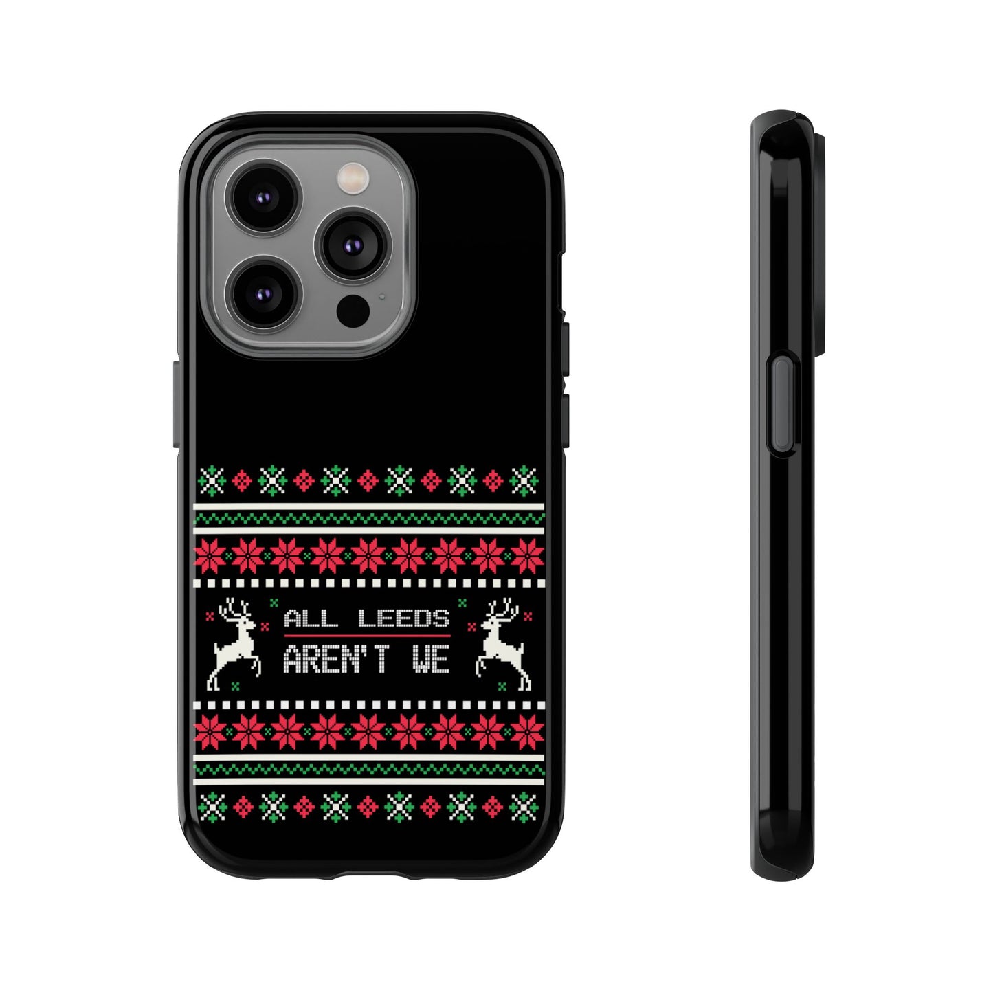 LUFC 'All Leeds Aren't We' Phone  Case: Christmas Edition