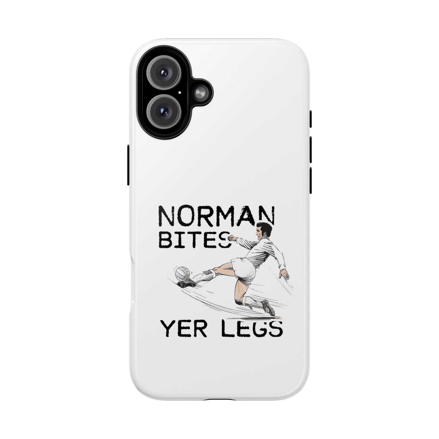 Leeds United NORMAN BITES 'YER  LEGS' Phone Case