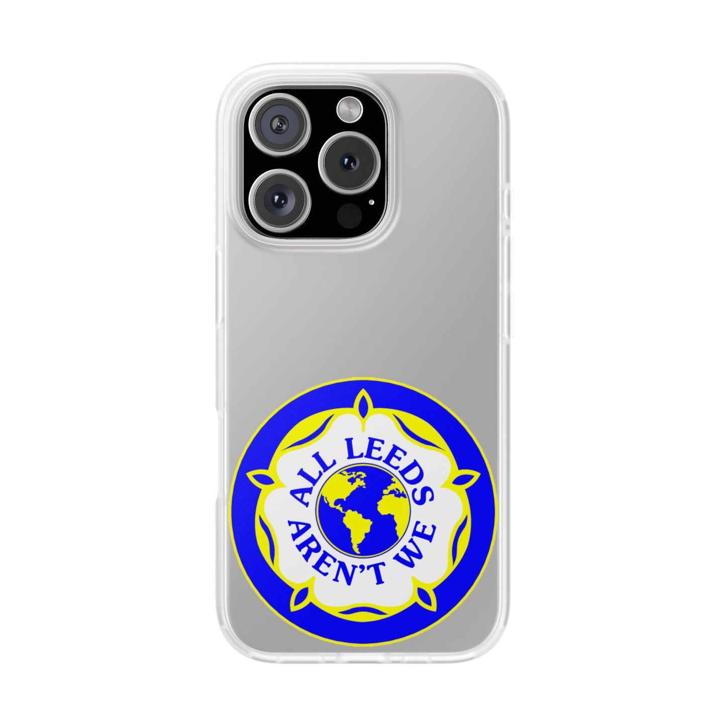 LUFC 'All Leeds Aren't We' Retro  Football: Flexi Case
