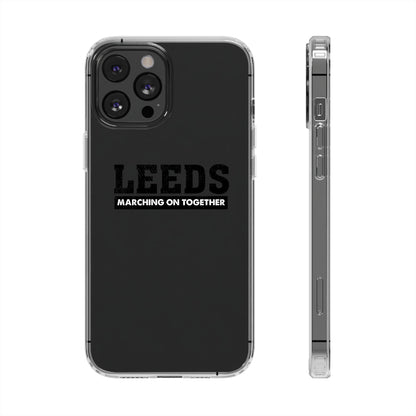 Clear Impact-Resistant Phone Case  “LEEDS: Marching On Together”  Edition