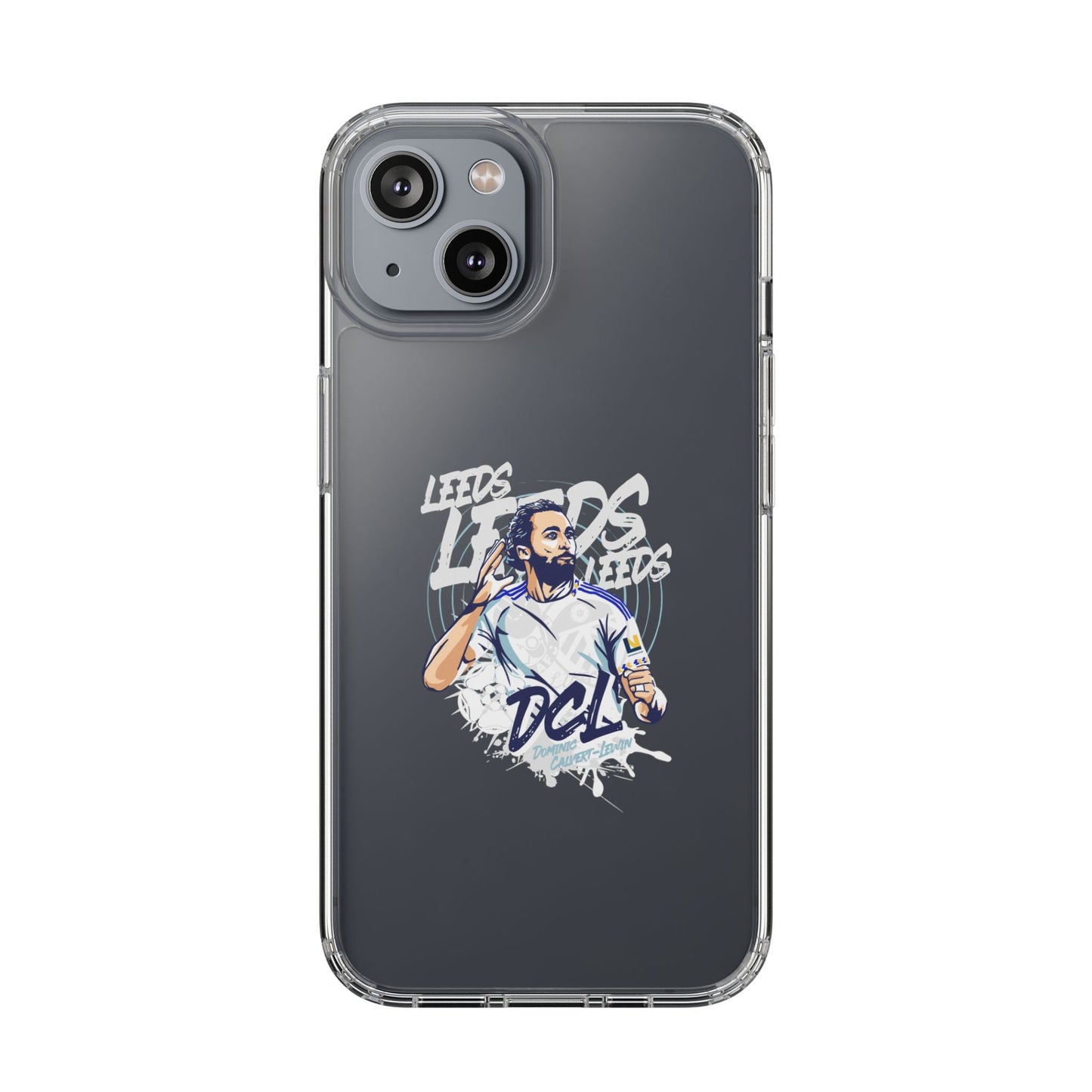 LUFC News “LEEDS: Dominic  Calvert-Lewin” Clear Phone Case - Lufcnews.co.uk