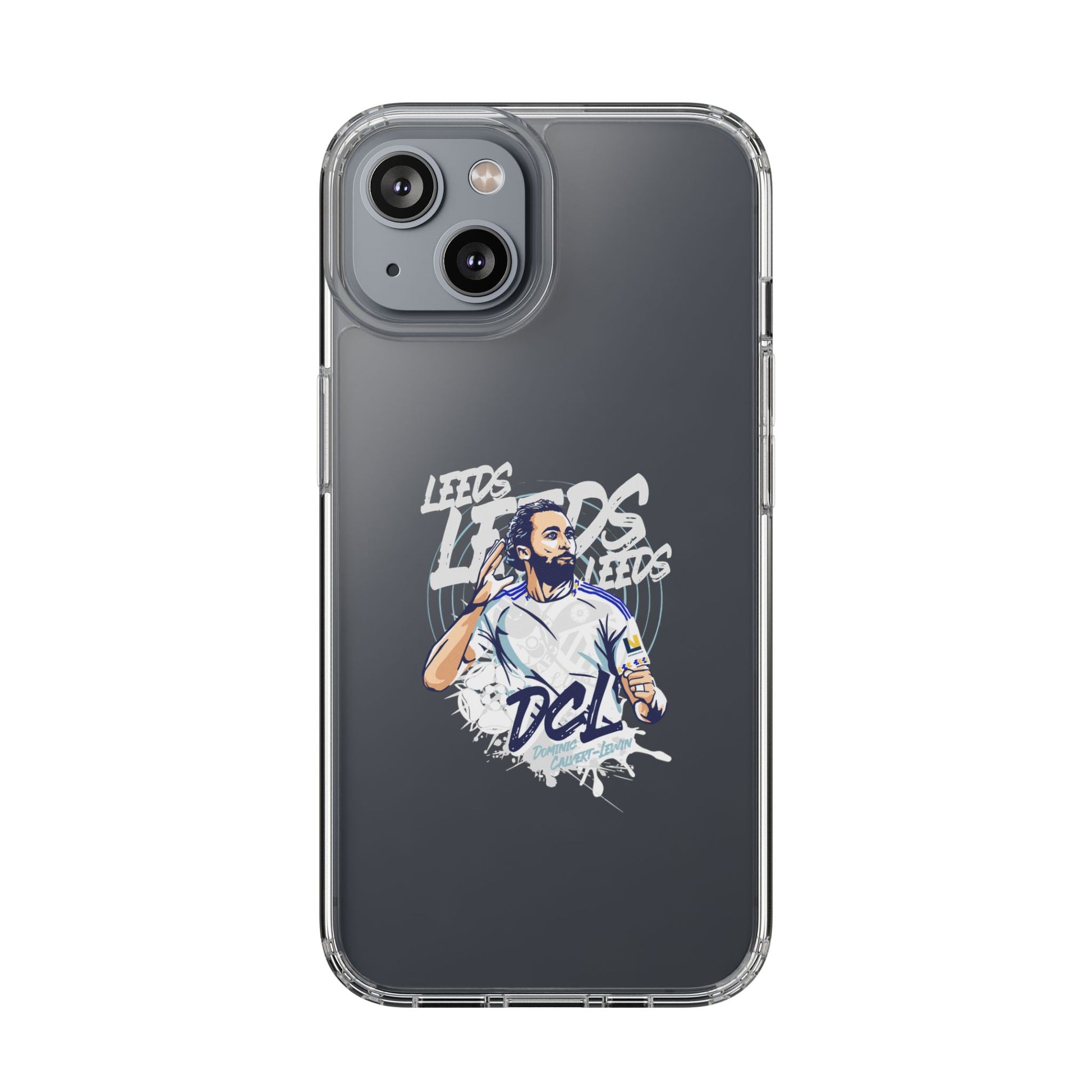 LUFC News “LEEDS: Dominic  Calvert-Lewin” Clear Phone Case - Lufcnews.co.uk