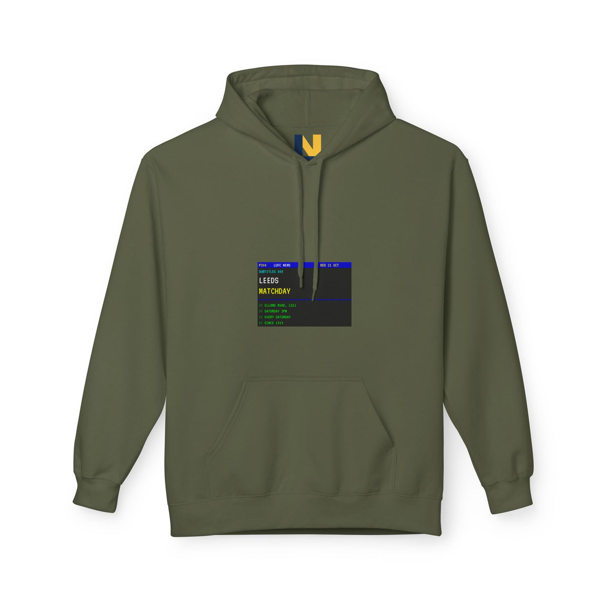 Leeds Matchday Teletext Hoodie