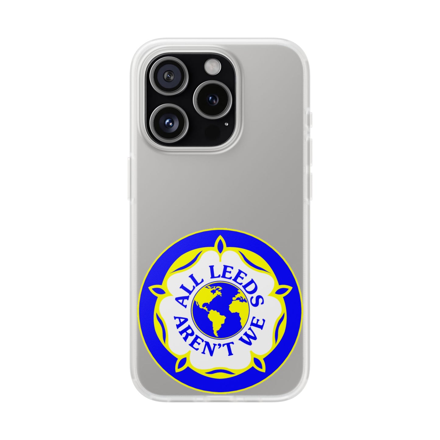 LUFC 'All Leeds Aren't We' Retro  Football: Flexi Case