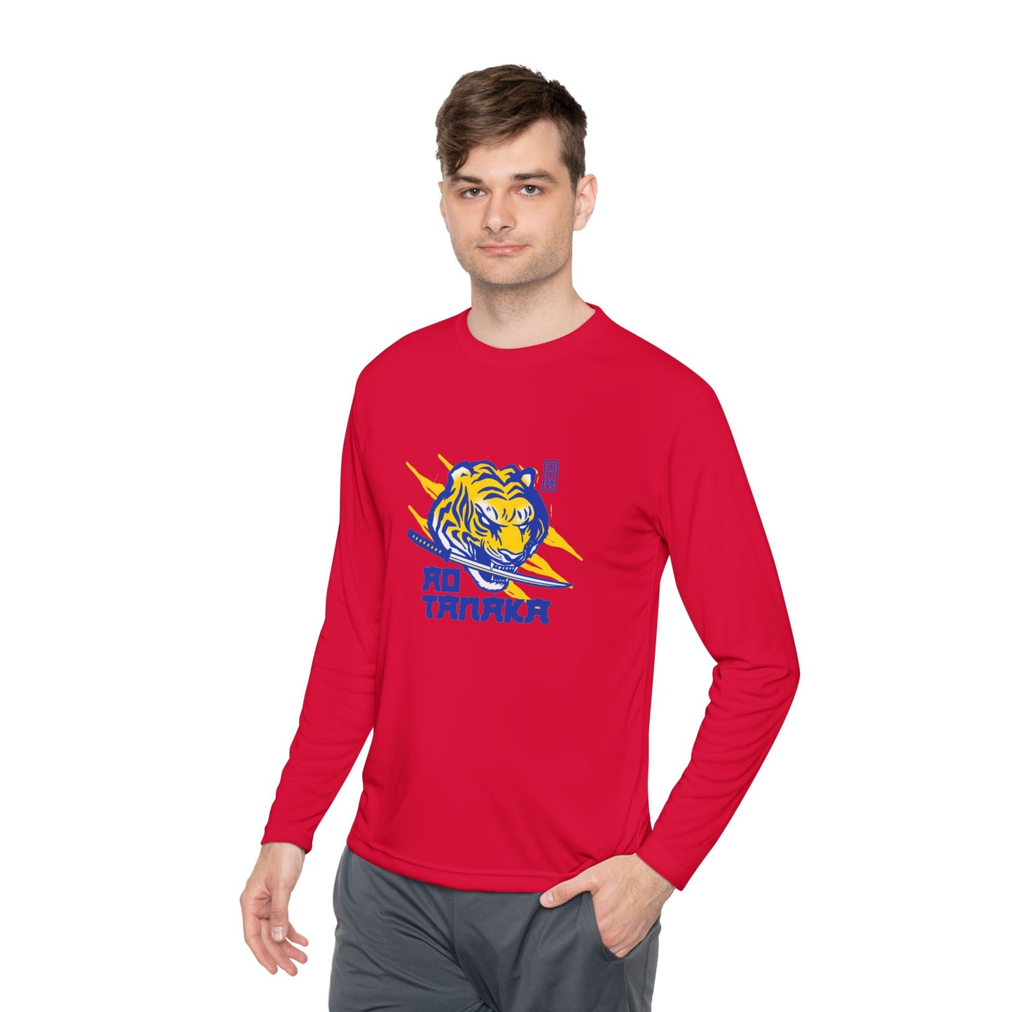 Leeds Unisex Tiger Graphic Long Sleeve T-Shirt: AO Tanaka Edition