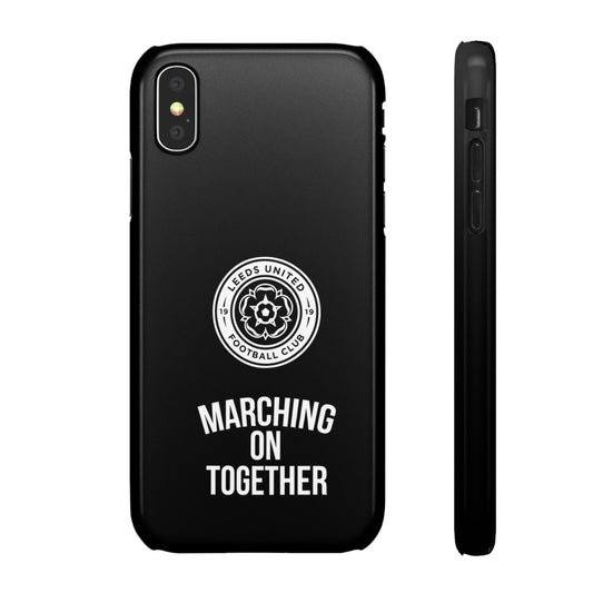 05 Snap Phone Case — "All Leeds Aren't We" Blue & Yellow Emblem