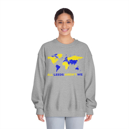 LUFC “All Leeds Aren’t We” World Map  Sweatshirt