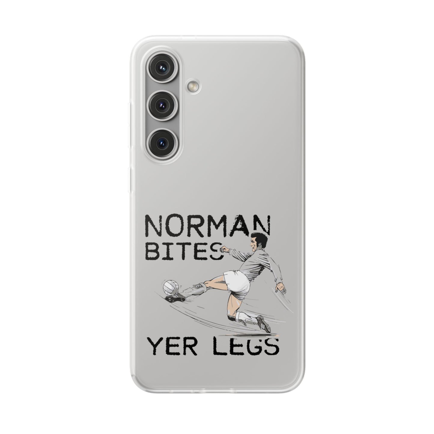 LUFC Norman Bites 'YER LEGS’ Flexi  Case