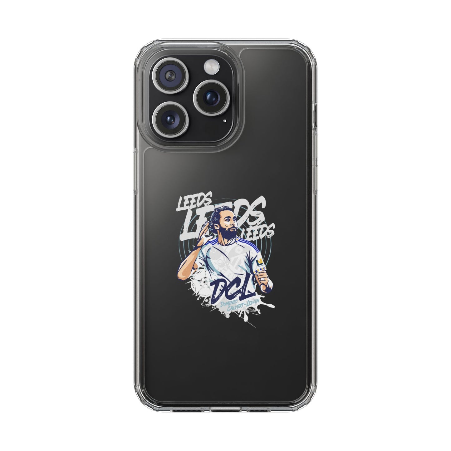 LUFC News “LEEDS: Dominic  Calvert-Lewin” Clear Phone Case - Lufcnews.co.uk