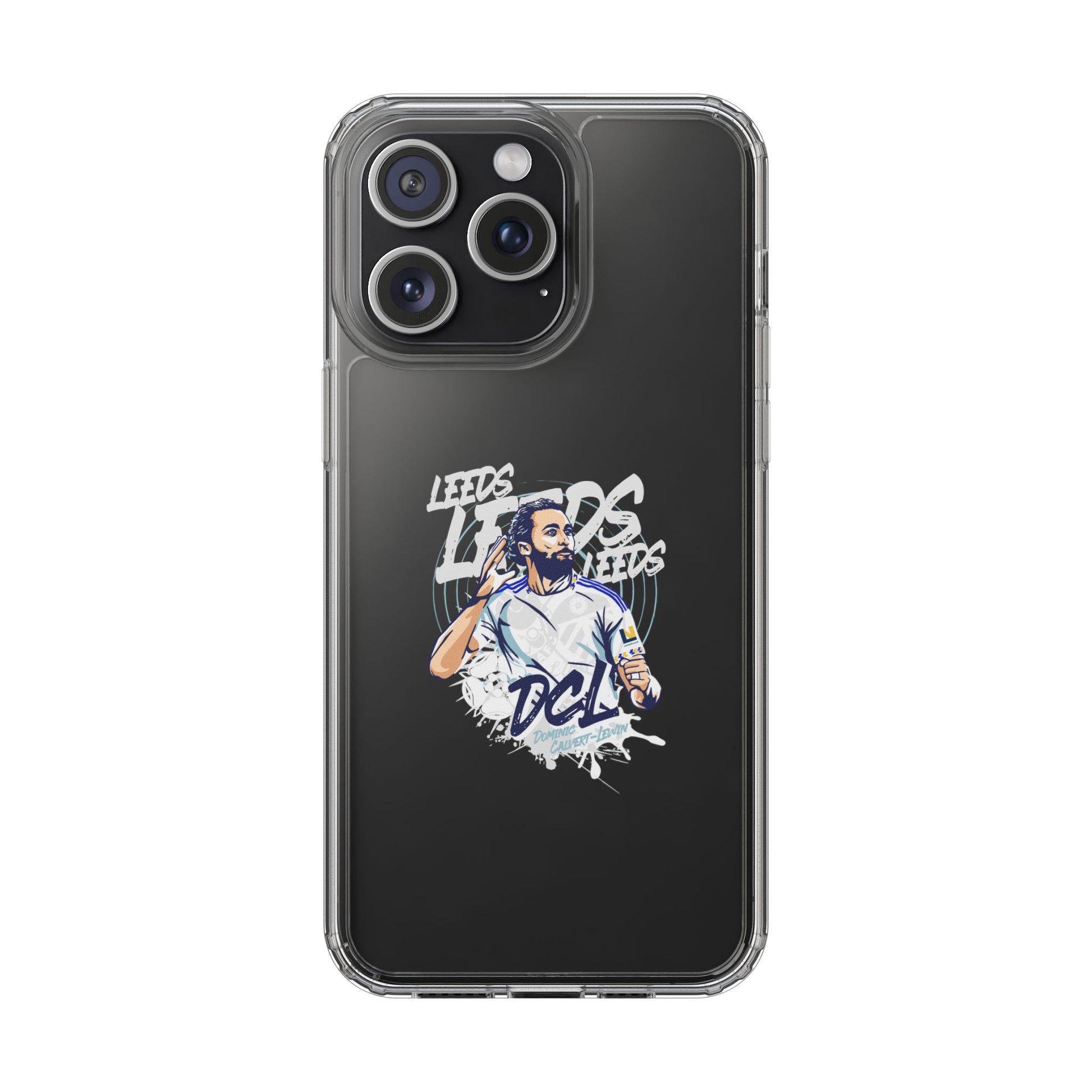 LUFC News “LEEDS: Dominic  Calvert-Lewin” Clear Phone Case - Lufcnews.co.uk
